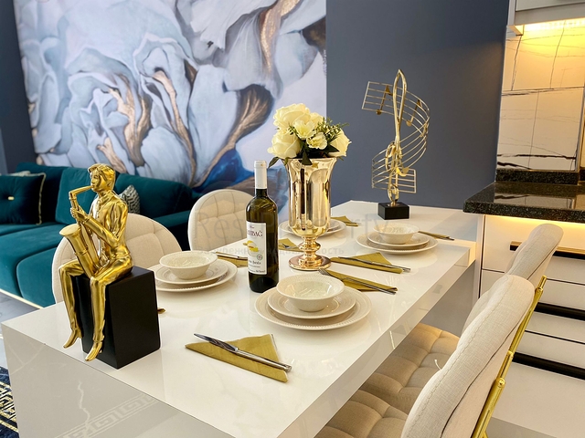 شقق للبيع في محمودلار - غرفة وصالة -مفروشة بأناقة -ضمن مجمع جديد -في محمودلار / الانيا 