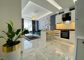 شقق للبيع في محمودلار - غرفة وصالة -مفروشة بأناقة -ضمن مجمع جديد -في محمودلار / الانيا 