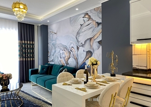 شقق للبيع في محمودلار - غرفة وصالة -مفروشة بأناقة -ضمن مجمع جديد -في محمودلار / الانيا 