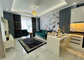 شقق للبيع في محمودلار - غرفة وصالة -مفروشة بأناقة -ضمن مجمع جديد -في محمودلار / الانيا 