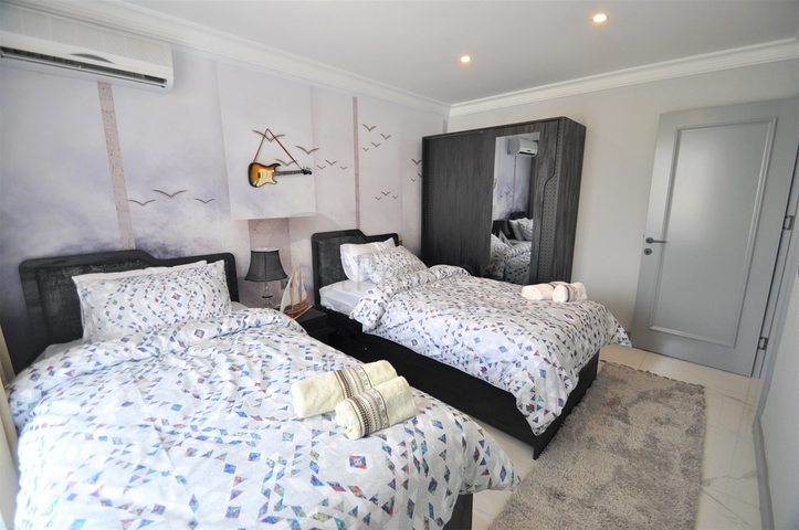 شقق اطلالة بحر في الانيا -غرفتين وصالة -مجمع عائلي - في توسمور / الانيا 