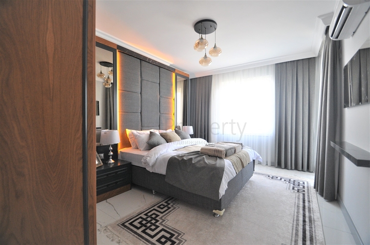 شقق اطلالة بحر في الانيا -غرفتين وصالة -مجمع عائلي - في توسمور / الانيا 