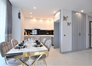 شقق اطلالة بحر في الانيا -غرفتين وصالة -مجمع عائلي - في توسمور / الانيا 