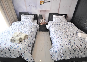 شقق اطلالة بحر في الانيا -غرفتين وصالة -مجمع عائلي - في توسمور / الانيا 