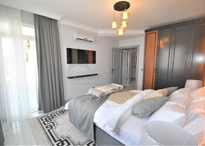 شقق اطلالة بحر في الانيا -غرفتين وصالة -مجمع عائلي - في توسمور / الانيا 