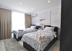 شقق اطلالة بحر في الانيا -غرفتين وصالة -مجمع عائلي - في توسمور / الانيا 