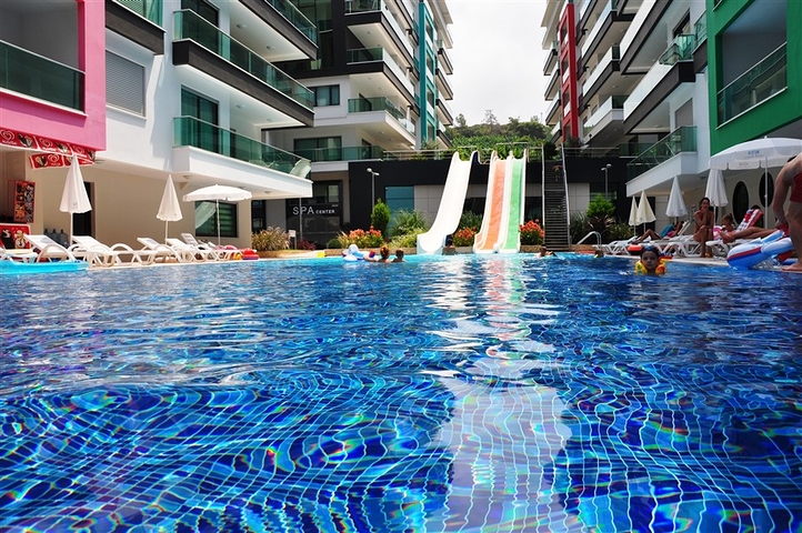 شقق فاخرة في الانيا - اطلالة بحر مباشرة -دوبلكس 3 غرف وصالة -مجمع 5 نجوم - كارجيجاك / الانيا 