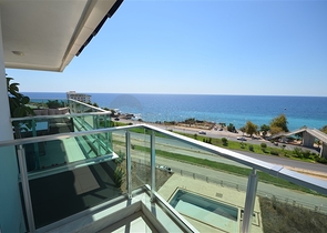 شقق فاخرة في الانيا - اطلالة بحر مباشرة -دوبلكس 3 غرف وصالة -مجمع 5 نجوم - كارجيجاك / الانيا 