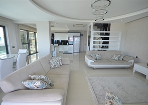 شقق فاخرة في الانيا - اطلالة بحر مباشرة -دوبلكس 3 غرف وصالة -مجمع 5 نجوم - كارجيجاك / الانيا 