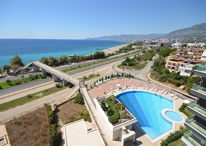 شقق فاخرة في الانيا - اطلالة بحر مباشرة -دوبلكس 3 غرف وصالة -مجمع 5 نجوم - كارجيجاك / الانيا 