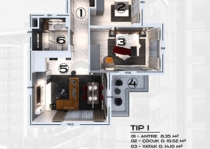 شقق بأسعار منخفضة في الانيا - مجمع قيد الانشاء في افسلار 