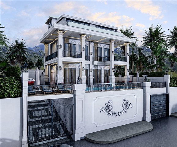 فيلا فاخرة للبيع في الانيا - اطلالة بحر -مستقلة مع مسبح خاص -في كارجيجاك / الانيا 