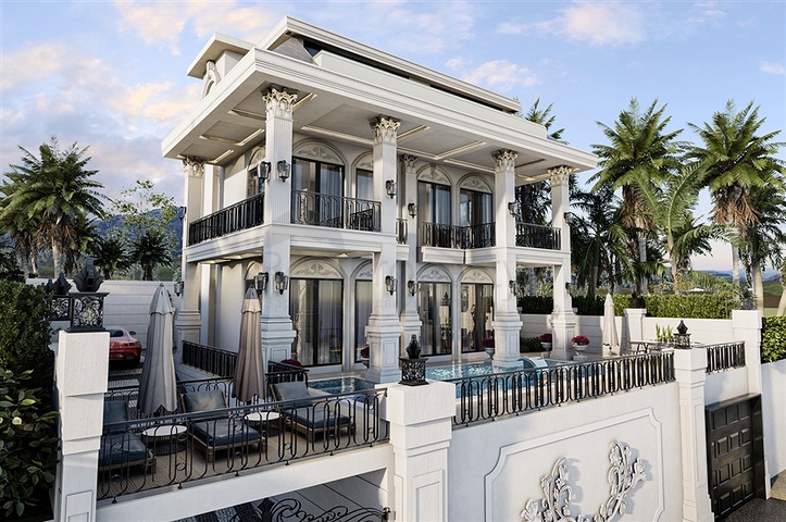 فيلا فاخرة للبيع في الانيا - اطلالة بحر -مستقلة مع مسبح خاص -في كارجيجاك / الانيا 