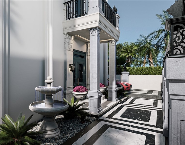 فيلا فاخرة للبيع في الانيا - اطلالة بحر -مستقلة مع مسبح خاص -في كارجيجاك / الانيا 