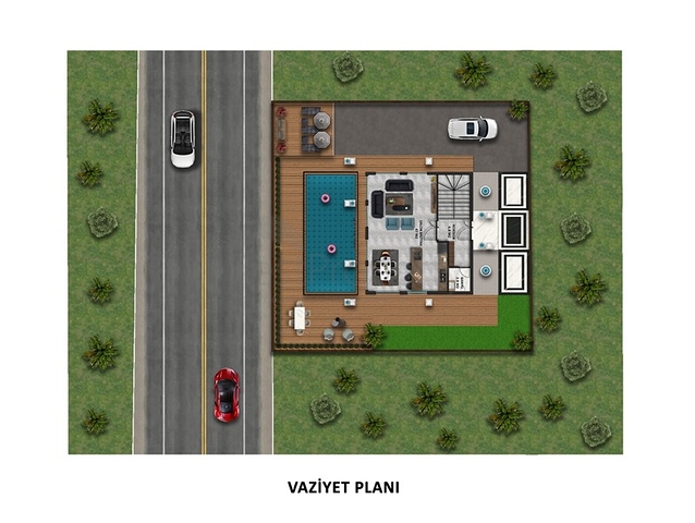 فيلا فاخرة للبيع في الانيا - اطلالة بحر -مستقلة مع مسبح خاص -في كارجيجاك / الانيا 
