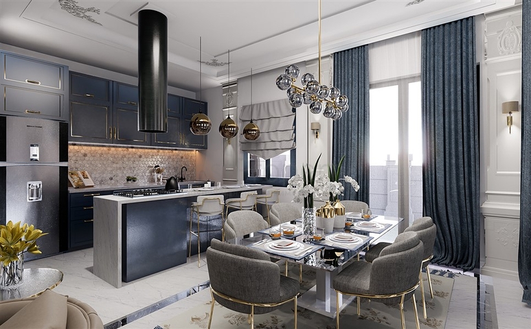 فيلا فاخرة للبيع في الانيا - اطلالة بحر -مستقلة مع مسبح خاص -في كارجيجاك / الانيا 