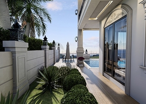 فيلا فاخرة للبيع في الانيا - اطلالة بحر -مستقلة مع مسبح خاص -في كارجيجاك / الانيا 