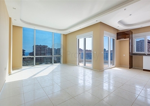 شقة اطلالة بحر في محمودلار - تصميم 2 غرفة وصالة -مجمع انيق - محمودلار / الانيا 