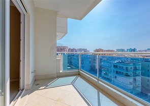 شقة اطلالة بحر في محمودلار - تصميم 2 غرفة وصالة -مجمع انيق - محمودلار / الانيا 