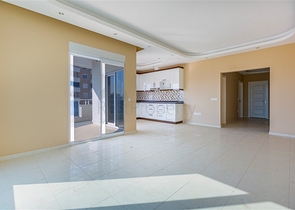 شقة اطلالة بحر في محمودلار - تصميم 2 غرفة وصالة -مجمع انيق - محمودلار / الانيا 