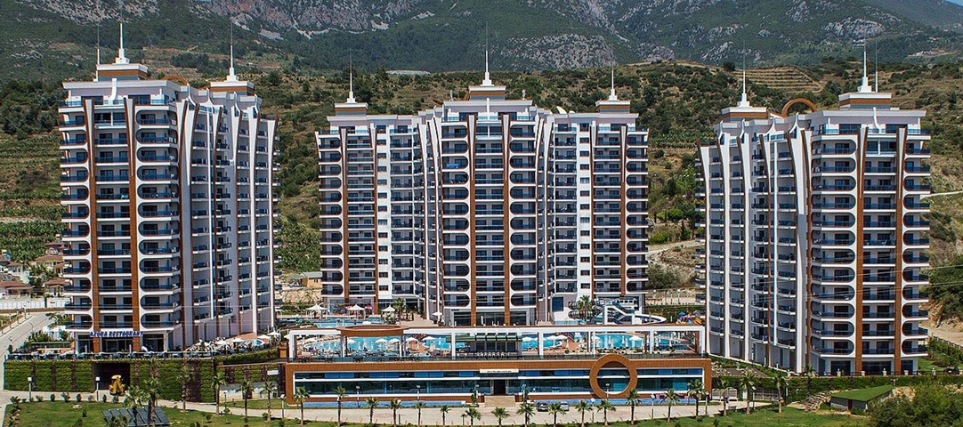 شقة للبيع في ازورا بارك - غرفة وصالة -مفروشة -مجمع 5 نجوم - في محمودلار / الانيا 