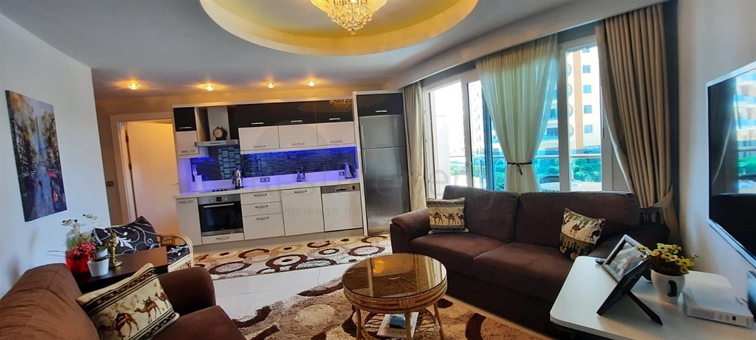 شقة للبيع في ازورا بارك - غرفة وصالة -مفروشة -مجمع 5 نجوم - في محمودلار / الانيا 