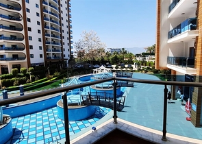 شقة للبيع في ازورا بارك - غرفة وصالة -مفروشة -مجمع 5 نجوم - في محمودلار / الانيا 