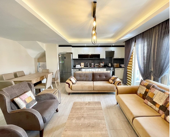 دوبلكس للبيع في كاستل - تصميم 2 غرفة وصالة -ضمن مجمع انيق -كاستل / الانيا 