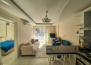 شقة غرفة وصالة في محمودلار - مفروشة وضمن مجمع انيق - محمودلار / الانيا 