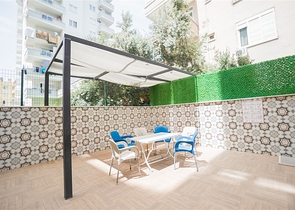 شقة غرفتين وصالة في محمودلار - مفروشة -ضمن مجمع حديث - محمودلار / الانيا 