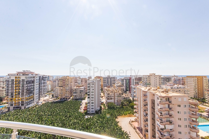 شقة اطلالة بحر في الانيا - تراس واسع - تصميم 1+2 - في محمودلار / الانيا 