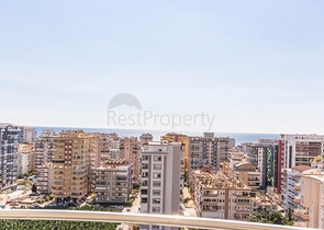 شقة اطلالة بحر في الانيا - تراس واسع - تصميم 1+2 - في محمودلار / الانيا 