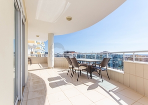 شقة اطلالة بحر في الانيا - تراس واسع - تصميم 1+2 - في محمودلار / الانيا 