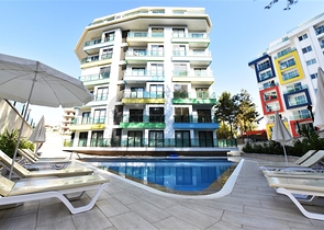 اطلالة على الفابة -شقة غرفة وصالة مفروشة -ضمن مجمع حديث في افسلار / الانيا 