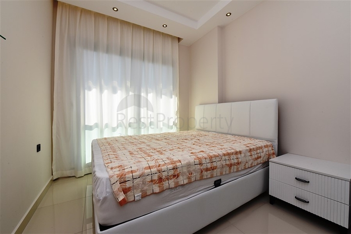 ضمن منطقة هادئة - شقة غرفة وصالة مفروشة - مجمع حديث - افسلار / الانيا 