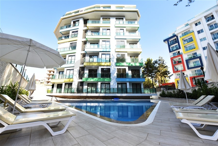 ضمن منطقة هادئة - شقة غرفة وصالة مفروشة - مجمع حديث - افسلار / الانيا 