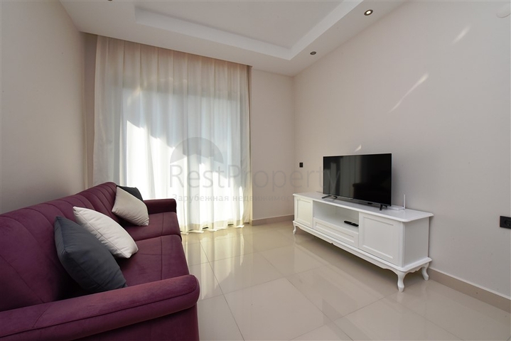 ضمن منطقة هادئة - شقة غرفة وصالة مفروشة - مجمع حديث - افسلار / الانيا 