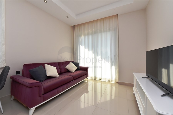 ضمن منطقة هادئة - شقة غرفة وصالة مفروشة - مجمع حديث - افسلار / الانيا 