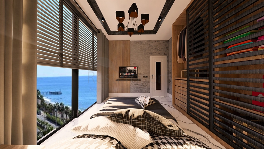 شقق اطلالة بحر مباشرة في الانيا - مجمع قيد الانشاء - في كاستل / الانيا 