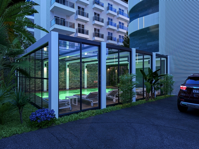 شقق اطلالة بحر مباشرة في الانيا - مجمع قيد الانشاء - في كاستل / الانيا 