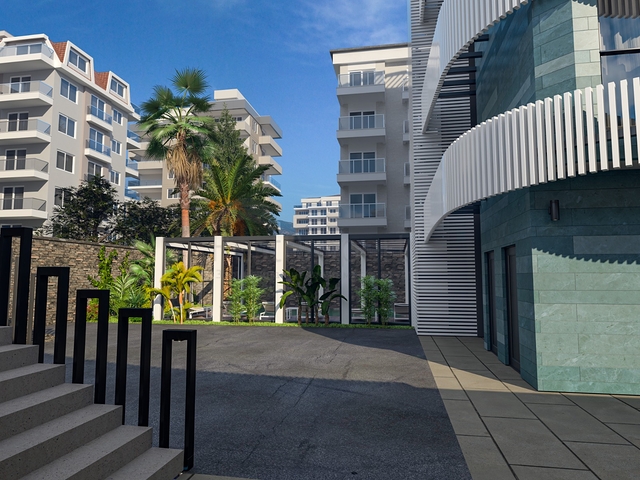 شقق اطلالة بحر مباشرة في الانيا - مجمع قيد الانشاء - في كاستل / الانيا 