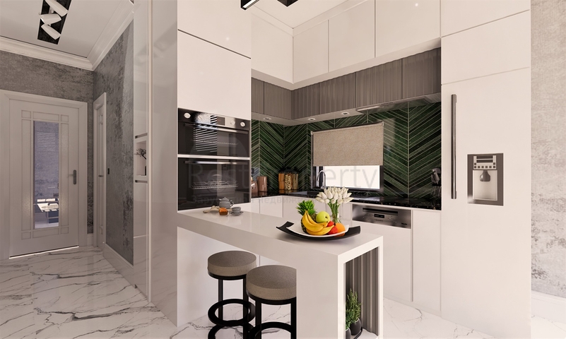 شقق اطلالة بحر مباشرة في الانيا - مجمع قيد الانشاء - في كاستل / الانيا 