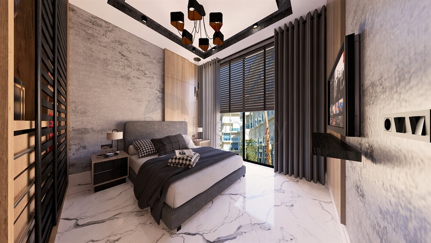 شقق اطلالة بحر مباشرة في الانيا - مجمع قيد الانشاء - في كاستل / الانيا 