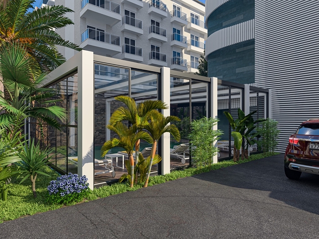 شقق اطلالة بحر مباشرة في الانيا - مجمع قيد الانشاء - في كاستل / الانيا 