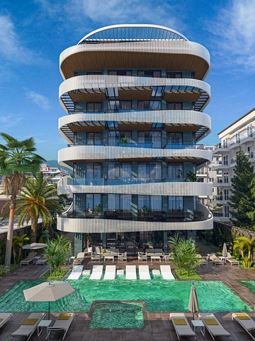 شقق اطلالة بحر مباشرة في الانيا - مجمع قيد الانشاء - في كاستل / الانيا 