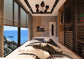 شقق اطلالة بحر مباشرة في الانيا - مجمع قيد الانشاء - في كاستل / الانيا 