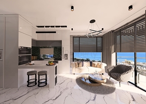 شقق اطلالة بحر مباشرة في الانيا - مجمع قيد الانشاء - في كاستل / الانيا 