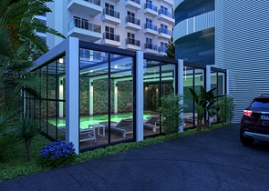 شقق اطلالة بحر مباشرة في الانيا - مجمع قيد الانشاء - في كاستل / الانيا 