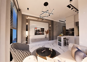 شقق اطلالة بحر مباشرة في الانيا - مجمع قيد الانشاء - في كاستل / الانيا 