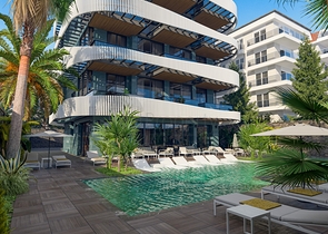 شقق اطلالة بحر مباشرة في الانيا - مجمع قيد الانشاء - في كاستل / الانيا 